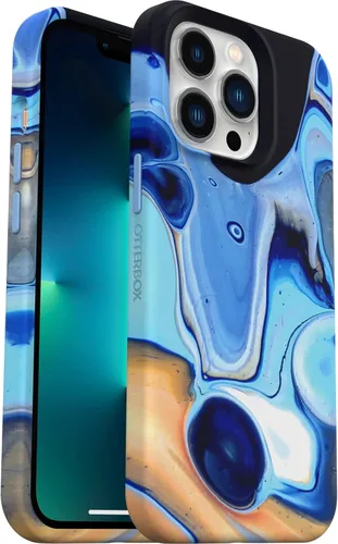 Vista 5 de OtterBox - Funda ultradelgada para iPhone 13 Pro Series, hecha para Apple MagSafe, funda protectora artística con material suave al tacto para mayor