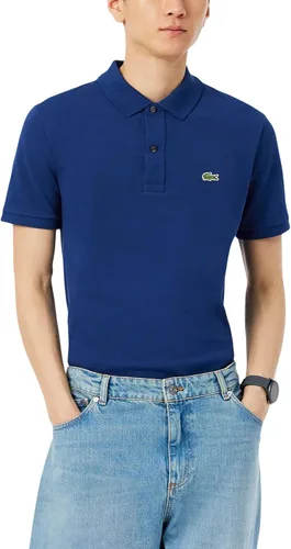 Vista 36 de Lacoste Camisa polo de manga corta para hombre Slim Fit L12.12 azul (Argentine Blue)