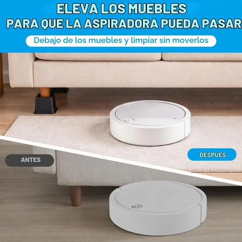 Vista 5 de Relaxweex 20 elevadores de cama resistentes de 1 a 10 pulgadas, ajustables
