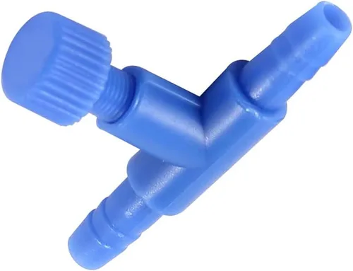 Vista 5 de uxcell - Válvulas de control de bomba de aire de 2 vías para acuario, 10 piezas, color azul