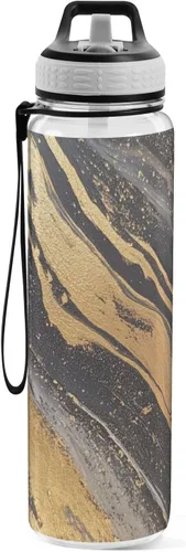 Vista 31 de Fustylead Amanita - Botella de agua de 32 onzas con popote, transparente a prueba de fugas, para mujeres y hombres, para deportes al aire libre