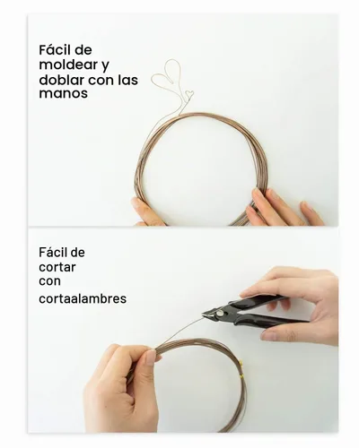 Vista 5 de Kit de alambre y herramientas para bonsái, 5 piezas de aluminio de 164 pies