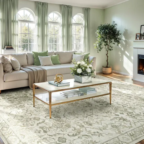 Vista 32 de Alfombra de área pequeña de 2 x 3 pulgadas, color beige, para entrada, baño, cocina, antideslizante, de pelo bajo, lavable, moderna alfombra bohemia