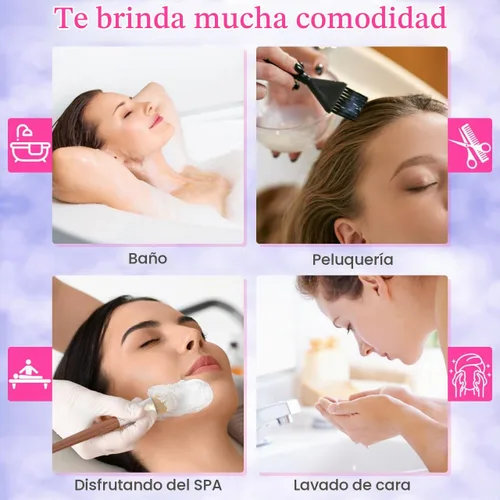 Vista 8 de COHEALI 3 pares de orejeras de silicona para peluquería, protección impermeable para los oídos, para tinte para el cabello, permanente, resaltado