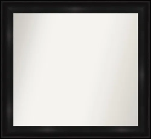 Vista 353 de Amanti Art Espejo personalizado, gran espejo de baño estrecho, espejo de pared o espejo de tocador de baño sobre el fregadero (24 x 24 pulgadas)