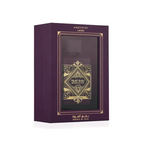 Vista 2 de Lattafa Bade'e Al Oud Amatista para Eau de Parfum en espray unisex, 3.4 onzas / 3.4 fl oz