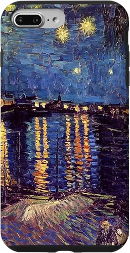 Vista 18 de Starry Night Over The Rhone, Vincent Van Gogh. Funda para iPhone 17