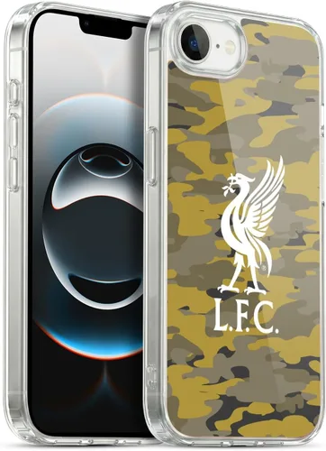 Vista 230 de Head Case Designs Funda de gel con licencia oficial del Liverpool Football Club Away Colourways Crest Camou [protección de grado militar] compatible