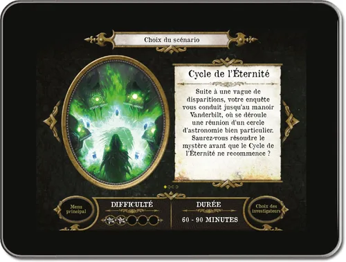 Vista 4 de Asmodee Les Demeures de l'Escarant 2 Edición Juego de mesa Juego de mesa cooperativo