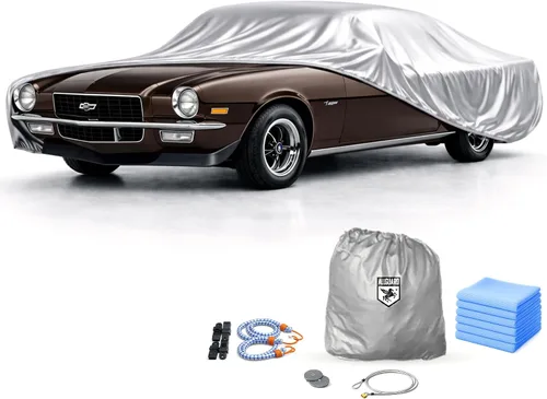 Vista 7 de Funda para coche para Chevrolet Camaro 1ª generación (1967-1969), resistente a los arañazos, funda de automóvil para interiores, material ultra