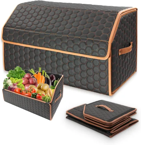 Vista 15 de Owleys Organizador plegable de maletero para Ford Maverick - Almacenamiento plegable de carga con tapa - Pequeña caja de camioneta y organizador
