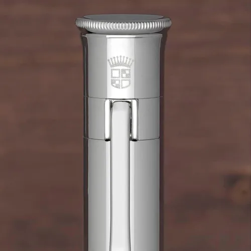Vista 7 de Graf von Faber-Castell Pluma estilográfica clásica Anello Grenadilla, punta mediana (M) (FC145800)