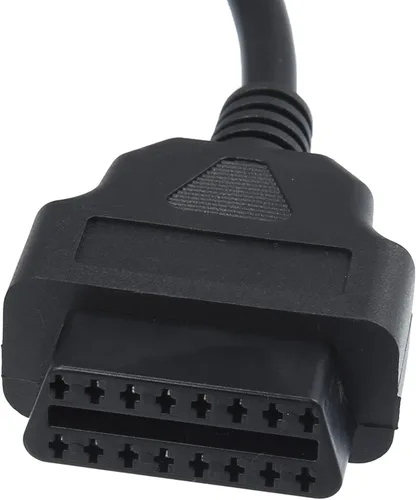 Vista 5 de X AUTOHAUX 4 Pin al cable adaptador de diagnóstico del cable de OBDII para el escáner de la motocicleta OBD2