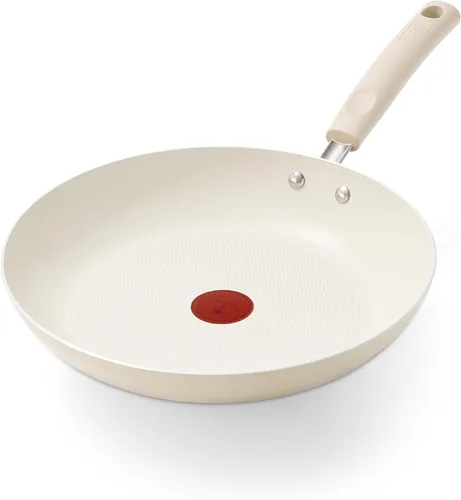 Vista 10 de T-Fal Signature - Juego de sartenes antiadherentes de 8 y 10 pulgadas, apto para lavavajillas, apto para horno hasta 350 °F, juego de ollas y Crema