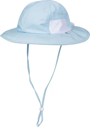 Vista 10 de SwimZip, sombrero unisex para niños, ala ancha, protección solar FPS 50, ajustable. Aguamarina