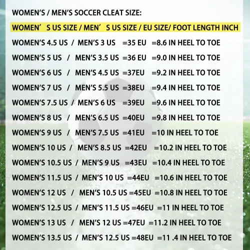 Vista 7 de Tacos de fútbol para mujer, ligeros, transpirables, para exteriores, interiores, firmes, atléticos, de caña alta, AG TF Spike