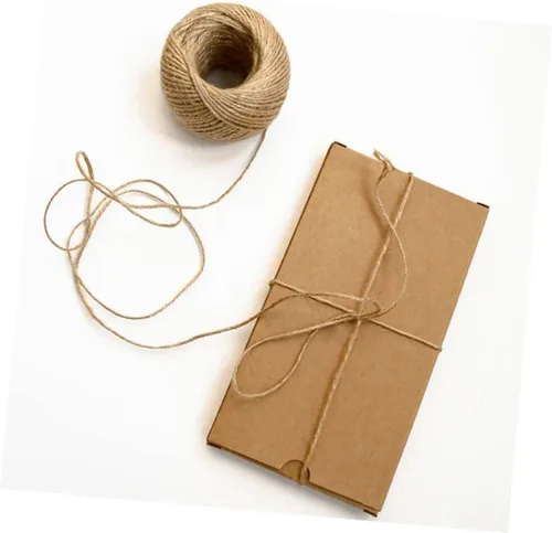 Vista 5 de CORHAD Chic Yute Twine DIY Kits de manualidades Cordeles de yute natural para envolver regalos