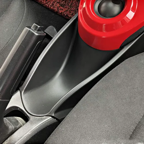 Vista 5 de Reposabrazos de plástico ABS Consola central Freno de mano Caja de almacenamiento Guante Teléfono Bandeja Organizadores para Mercedes Benz Smart 453