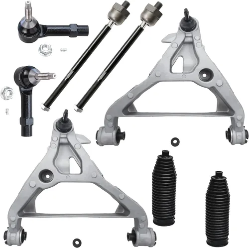 Vista 191 de Detroit Axle - Kit de brazos de control de extremo de 8 piezas para Toyota 2001-2003 Highlander 2002-2003 Camry Lexus ES300, 2 conjuntos de brazos