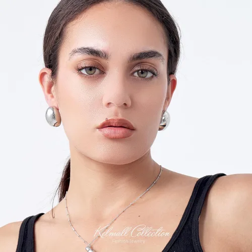 Vista 66 de KELMALL Aretes tipo argolla de oro de 14 quilates para mujer, hipoalergénicos, gruesos, redondos, no se deslustra, para orejas sensibles