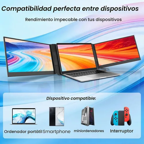 Vista 6 de Teamgee Extensor de pantalla portátil IPS Monitor portátil 15.6