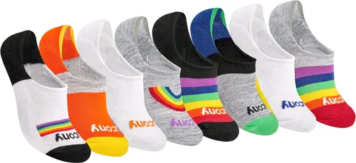 Vista 20 de Saucony 8 pares de calcetines invisibles acolchados para mujer. Armario (8 Pares)