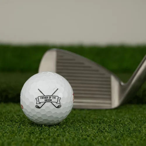 Vista 9 de Regalo de boda del padre del novio, funda de 3 pelotas de golf Wilson Staff Elite