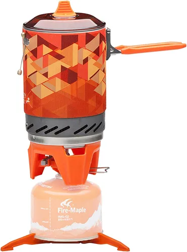 Vista 10 de Estufa portátil Fire-Maple Star X2 Pro para mochileros y campamentos - Herramienta de cocina de campamento rápida, compacta y eficiente para Negro