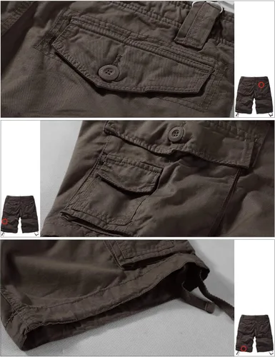 Vista 6 de Pantalones cortos estilo cargo para hombre de Match