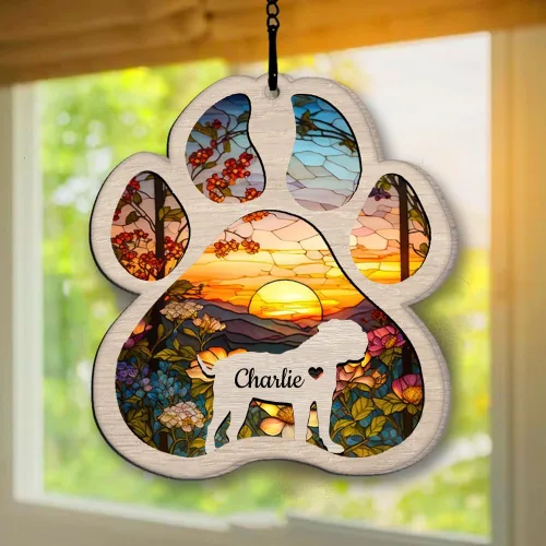 Vista 32 de Regalos conmemorativos personalizados para perros afganos, adorno de perro afgano personalizado, árbol de Navidad, regalo de recuerdo de mascotas