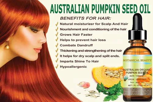 Vista 4 de Aceite orgánico australiano de semillas de calabaza. 100% puro/natural/sin diluir/sin refinar/certificado orgánico/prensado en frío. "Una