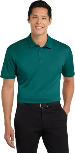 Vista 19 de Port Authority Polo unisex de seda Touch Performance Negro