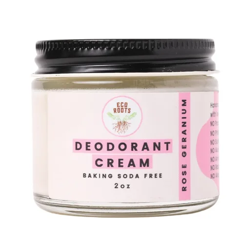 Vista 8 de ECO ROOTS Desodorante natural para mujeres y hombres Crema desodorante orgánica sin aluminio Desodorante saludable sin bicarbonato