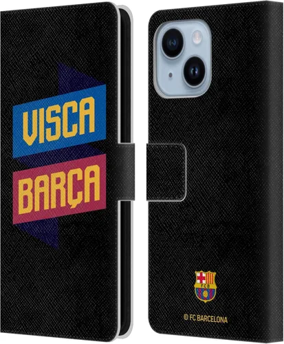 Vista 75 de Head Case Designs Funda de piel con licencia oficial del FC Barcelona con logotipo y patrón de Forca Barca, compatible con Apple iPhone 11