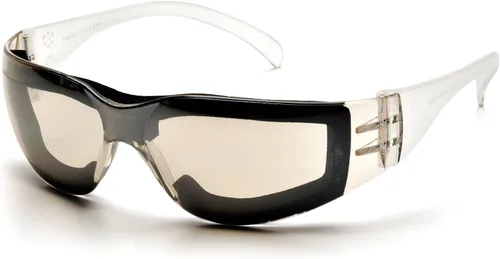 Vista 22 de Pyramex Intruder Safety Eyewear Clear Frame Full Foam Padding Clear Anti-Fog Lens
