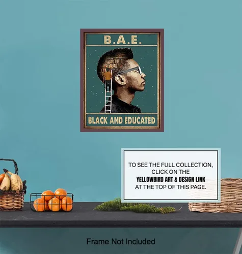Vista 7 de Arte de pared afroamericano para decoración de aula, arte negro, decoración de pared inspiradora, niños afroamericanos, hombres, carteles