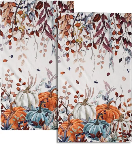 Vista 61 de Giwawa Juego de 2 toallas de mano vintage con diseño de oso y ciervo, diseño de alce y árbol, toalla de cara súper suave para baño, cocina, hombre