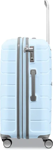 Vista 136 de Samsonite Freeform – Maleta rígida, expandible con ruedas dobles giratorias, Blanco