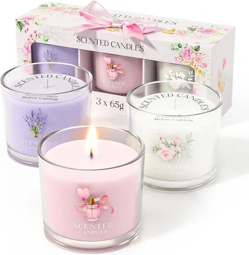 Vista 17 de CHILLFLAME Velas perfumadas de regalo para mujer, juego de regalo de velas para ella, 6 velas votivas perfumadas, regalos de cumpleaños