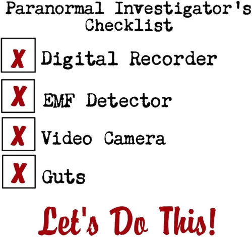 Vista 2 de CafePress Paranormal Investigator's Checklist - Taza de café de cerámica de 11 oz (11.0 fl oz)