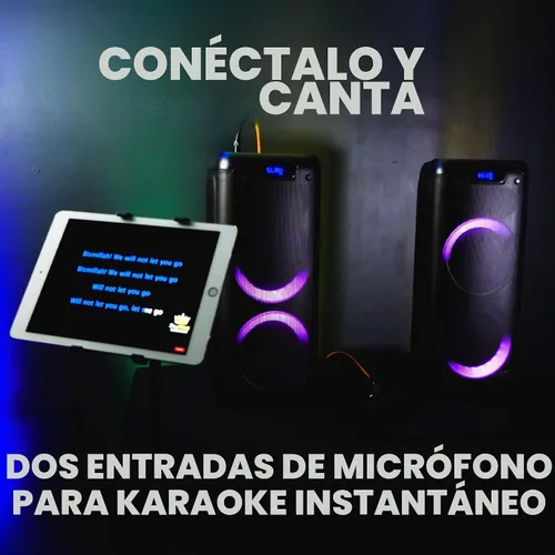 Vista 8 de Rockville Rock Party 6 Dual 6.5" Portable Rechargeable Bluetooth Speaker
