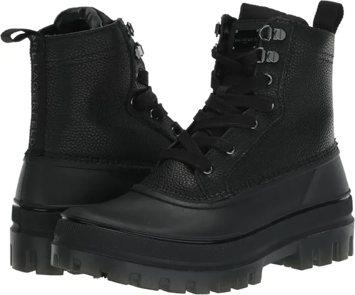 Vista 7 de Karl Lagerfeld Paris Botas de combate para hombre con forro polar de alto rendimiento y suela translúcida