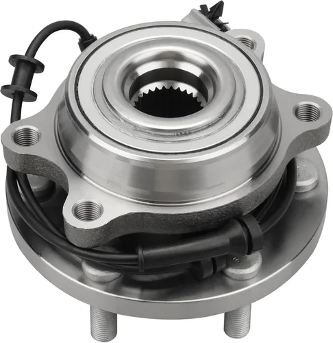 Vista 9 de 515065 [4WD/AWD solamente, 6 lengüetas, paquete de 2] Conjunto de cojinete de cubo de rueda delantera con ABS para Frontier/Xterra 2005-2015, 2