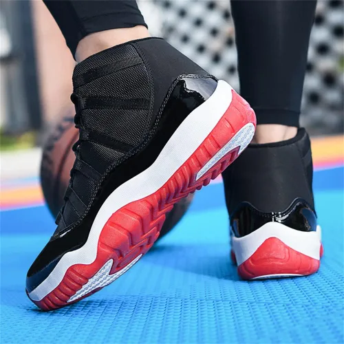 Vista 3 de Zapatos de baloncesto para hombre, zapatos casuales, zapatos deportivos, zapatos cruzados, zapatos casuales para caminar