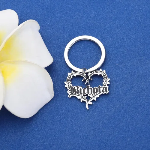 Vista 2 de KEYCHIN Collar y pendientes de música latina, álbum de música, canción, joyería, música latina, fanáticos de los regalos