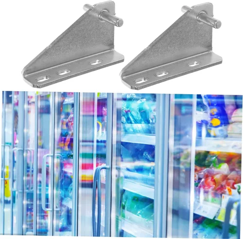 Vista 9 de 2 unids bisagras de nevera bisagras refrigerador puerta congelador reemplazo refrigerador pequeño suministro reparación congelador xiaobing acero