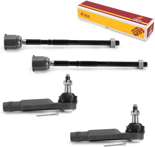 Vista 132 de Metrix Premium Chassis Parts - Kit de 4 piezas de extremos de barra de acoplamiento frontal exterior e interior compatible con Nissan Pathfinder