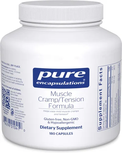 Vista 8 de Pure Encapsulations Fórmula de calambres musculares/tensión Suplemento hipoalergénico para reducir los calambres musculares ocasionales