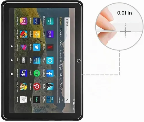 Vista 5 de Protector de pantalla para tableta de 7 niños (versión 2022), protector de pantalla de vidrio templado para tableta de 7 pulgadas, paquete de 2