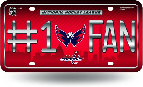 Vista 18 de NHL #1 - Placa de matrícula metálica para ventilador